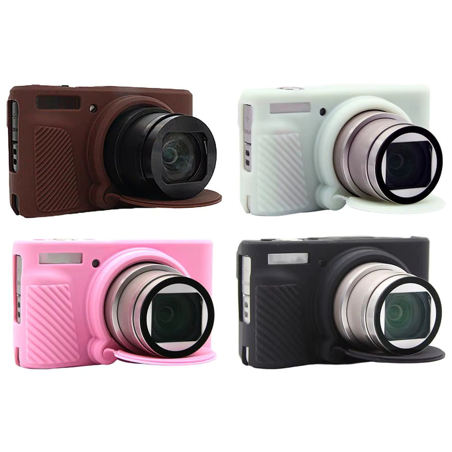 Kratzfeste und rutschfeste Silikon-Schutzhülle für Canon SX740 SX730 HS Kamera in Grün - Bild 4
