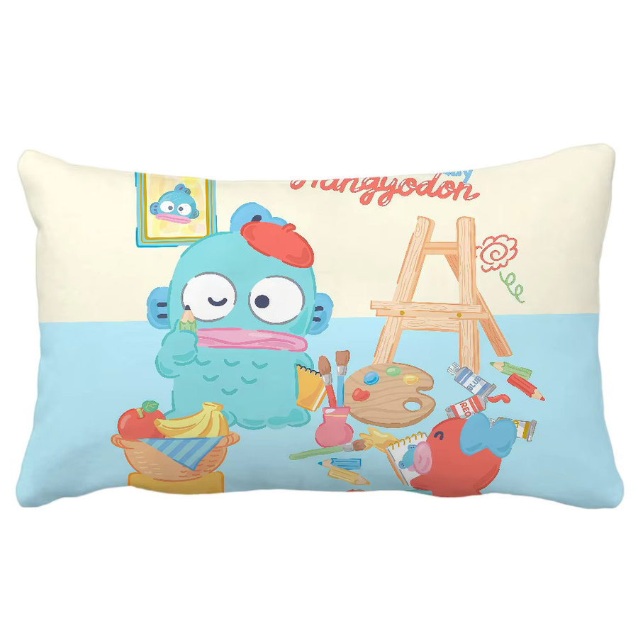 Sanrio Hangyodon Kissenbezug Kawaii Design für Sofa und Wohnzimmer - Bild 4