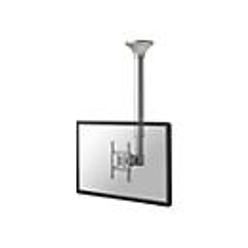 Neomounts FPMA-C200 TV-Deckenhalterung in Silber, neigbar, schwenkbar, rotierbar und höhenverstellbar für Bildschirme von 25,4 cm bis 101,6 cm - Bild 2