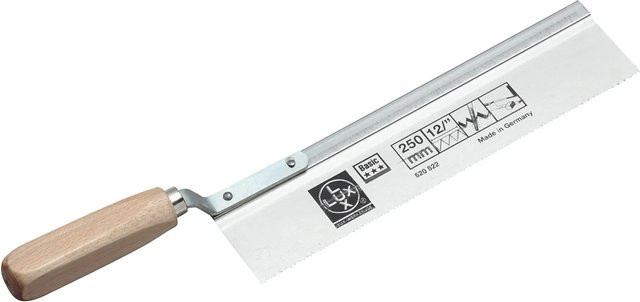 LUX-TOOLS Feinsäge gekröpft für Holz Classic in Multicolour, B/T/H: 48,0 x 25,0 cm - Bild 1