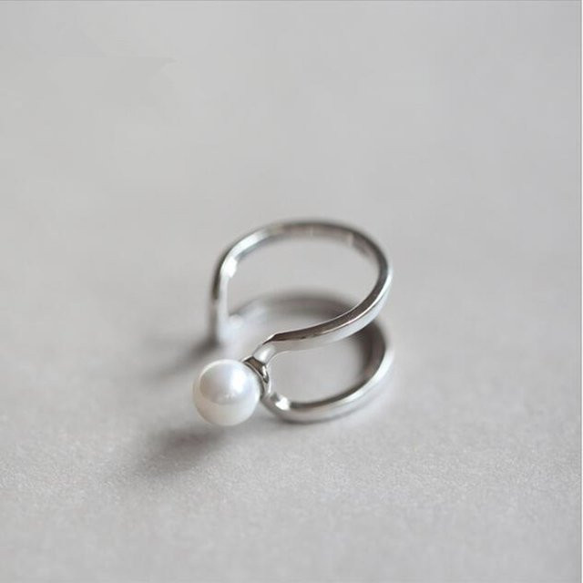 GaGa-Duck Ring 925 Silber, Perle - Bild 1