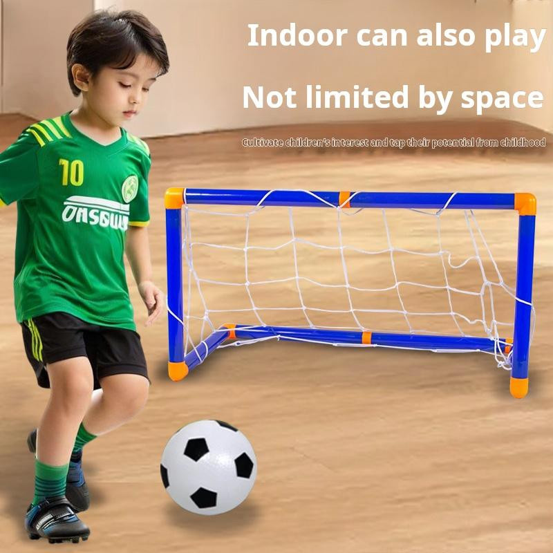 Yiran toy Mini-Fußball Torpfosten Netz-Set Indoor Outdoor ab 6-12 Jahren - Bild 4