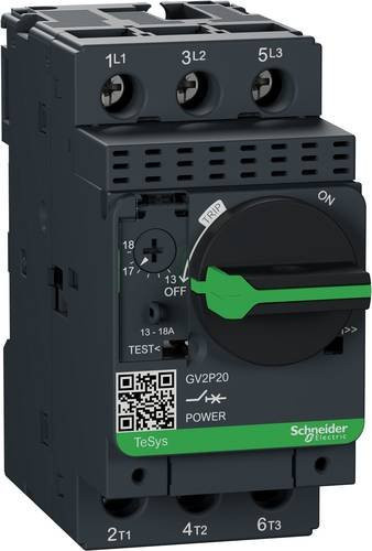 Schneider Electric GV2P20 Motorschutzrelais in Schwarz - Bild 1
