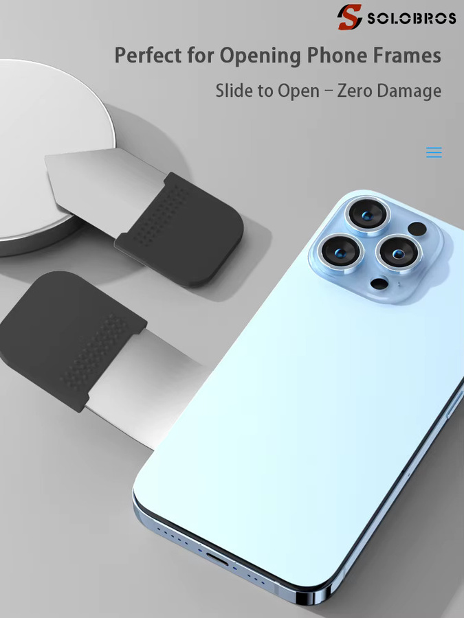 Solobros TE-203 12-in-1 Demontage-Set zur Reparatur von Handy-Akku, Bildschirm, Rückseite und Rückglas als präzises Öffnungswerkzeug - Bild 6