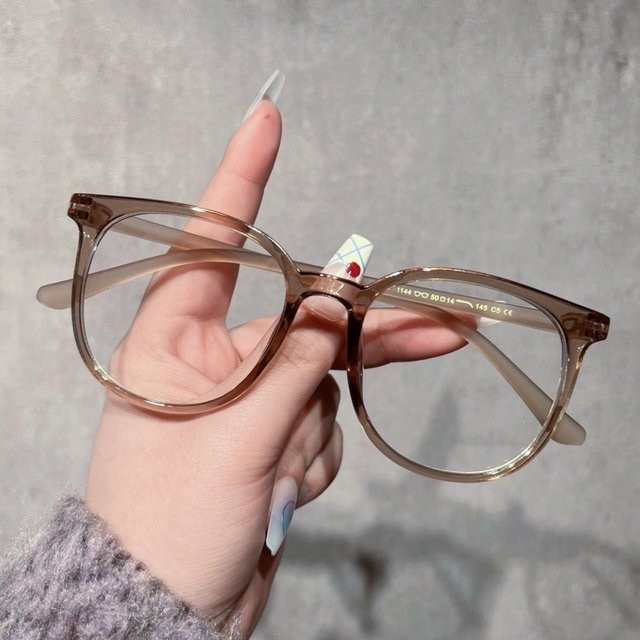 RELEN Brille, Unisex, Rundrahmen, Vollrand, Kunststoff, Black - Bild 1