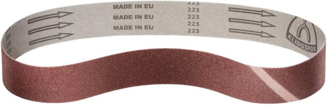 Klingspor Gewebe Schleifband für Holz und Metall, Korn 40, B: 25 mm, L: 762 mm, 10 Stück - Bild 1