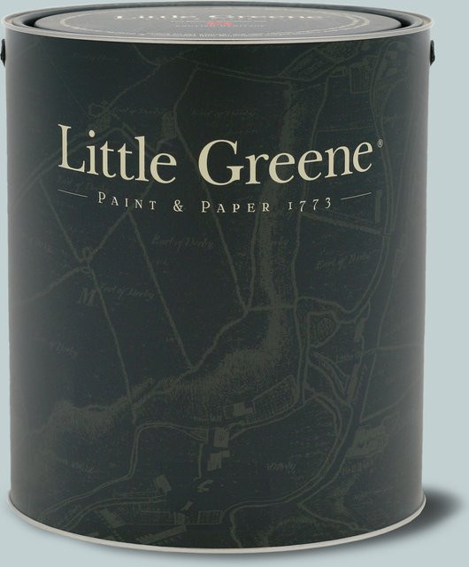 Little Greene Intelligent Matt Emulsion Paint Bone China Blue Faint 325 Wasserbasierte Dispersionsfarbe 10 l - Bild 1