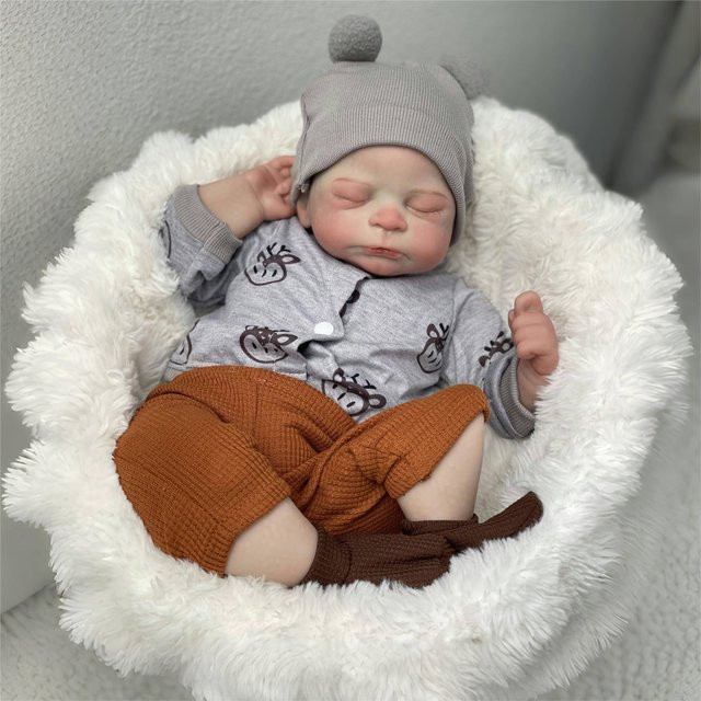 Mu Diegoas Timothy Reborn Babypuppe, 18 Zoll, Ganzkörper-Vinyl, Bunt / Mehrfarbig - Bild 1