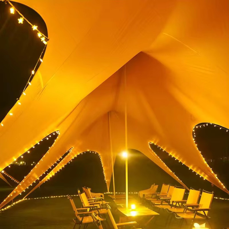 XMSJ Luxus Outdoor Camping Zelt mit Überdachung für 40 Personen für Hochzeiten, Partys und Events, 20m - Bild 4