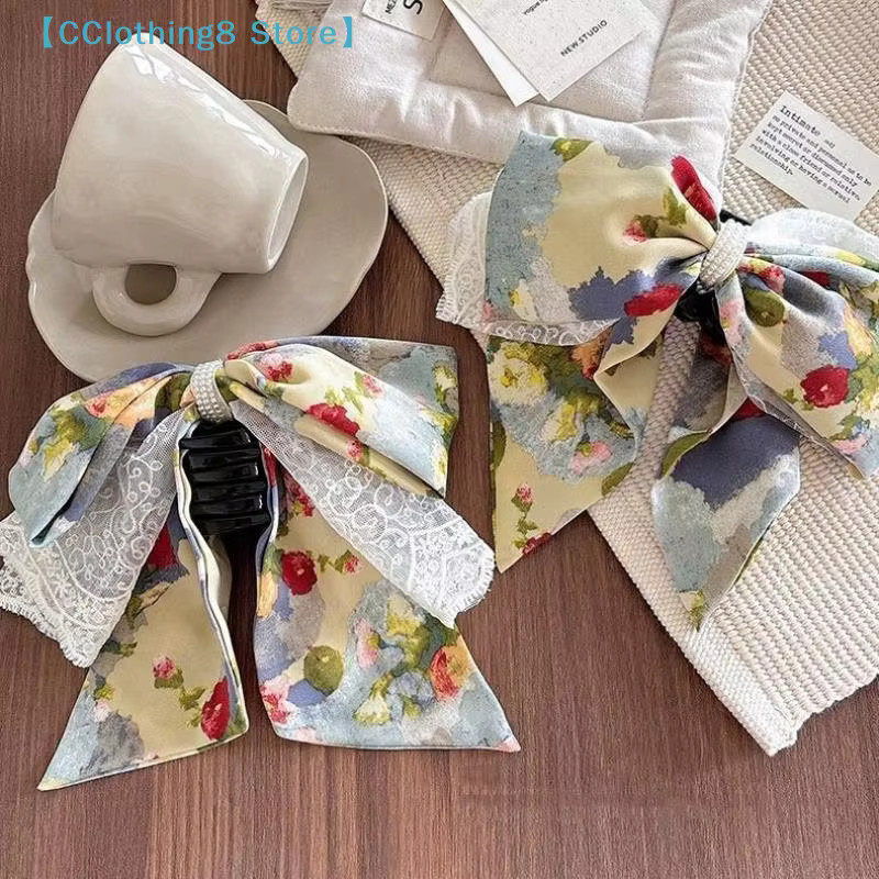 AliS8 Haarspange mit Spitze und Schleife, Damen - Bild 4