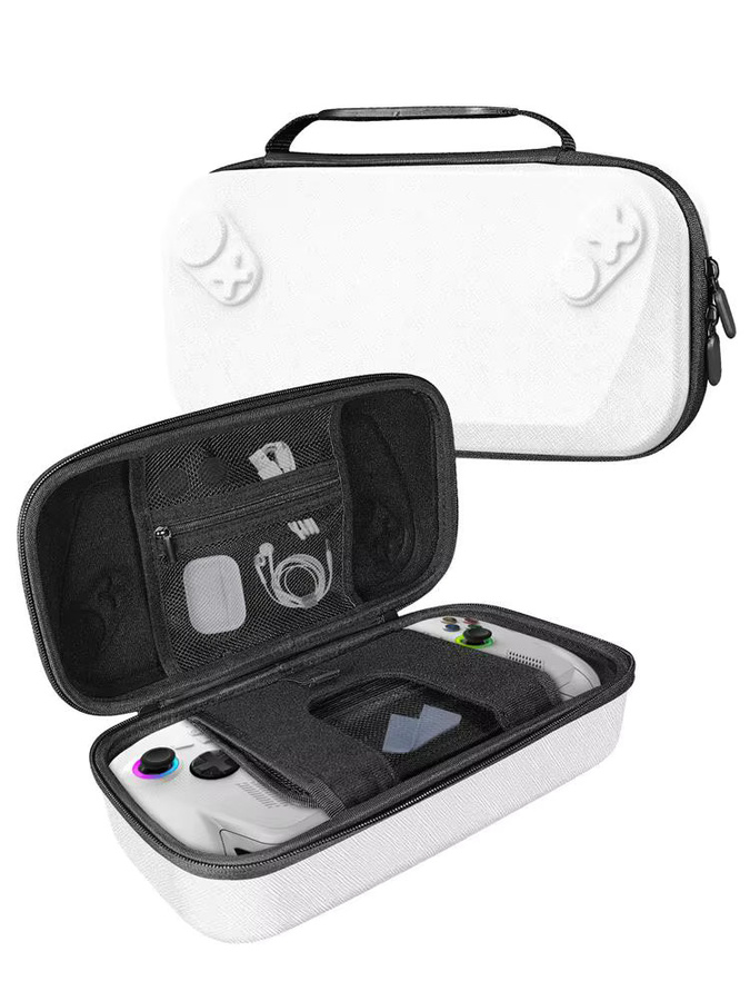 Universelles Hardcase für Asus ROG Ally X und Xbox Handheld Maschinen, Tragbare Zipper Tasche mit Tragegriff, Schwarz - Bild 7