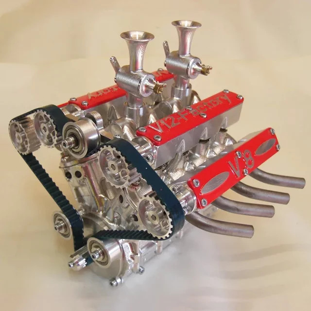 Goni 108CC V8 Motormodell Mini Methanol, 8-Zylinder, wassergekühltes Motormodell - Bild 1