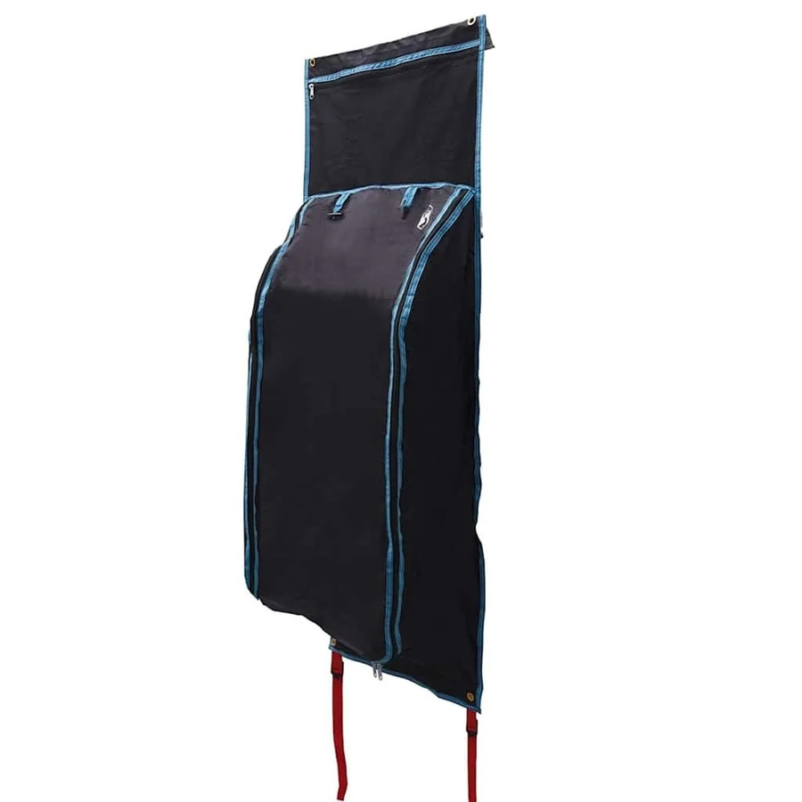 vidaXL Aufbewahrungstasche Schwarz und Blau aus Oxford-Gewebe 140 x 43 cm - Bild 2