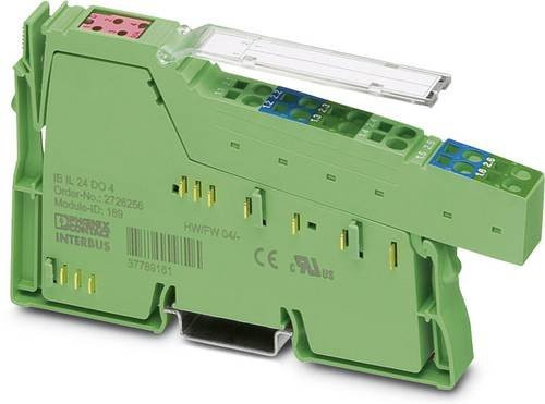 Phoenix Contact SPS-Erweiterungsmodul IB IL 24 DO 4-PAC 2861276 in Grün, 24 V/DC - Bild 1