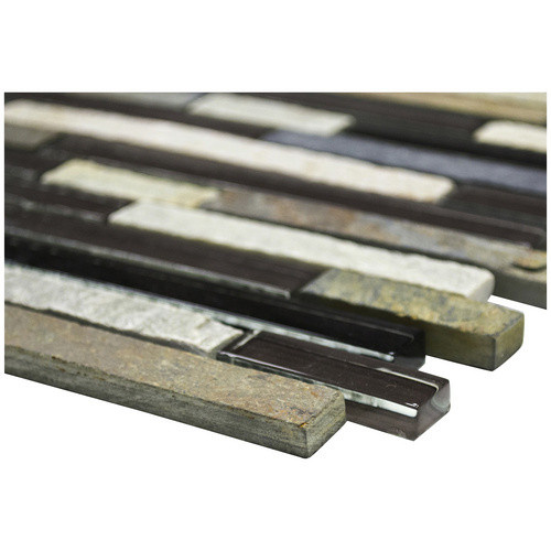 HuH Mosaikfliese Nature Wandbelag in Steinoptik, Farbe: beige, grau, braun, schwarz, B: 33,8 cm, H: 29,8 cm - Bild 2