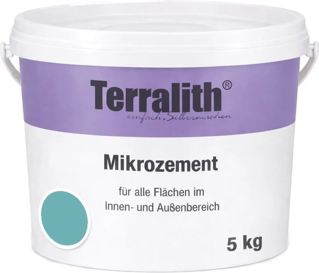 Terralith Mikrozement Fix & Fertig LFC0462 in Blau, Grob, 5 kg für 4,25 qm - Bild 1