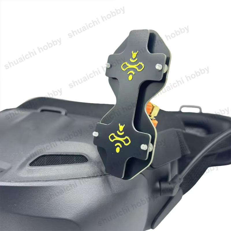 DJI N3 FPV Brille Antennen-Set mit 11dBi und 8,5 dBi Gain Antennen für 5,8 GHz zur Signalverbesserung inklusive SMA Adapter Kabel in Schwarz - Bild 3
