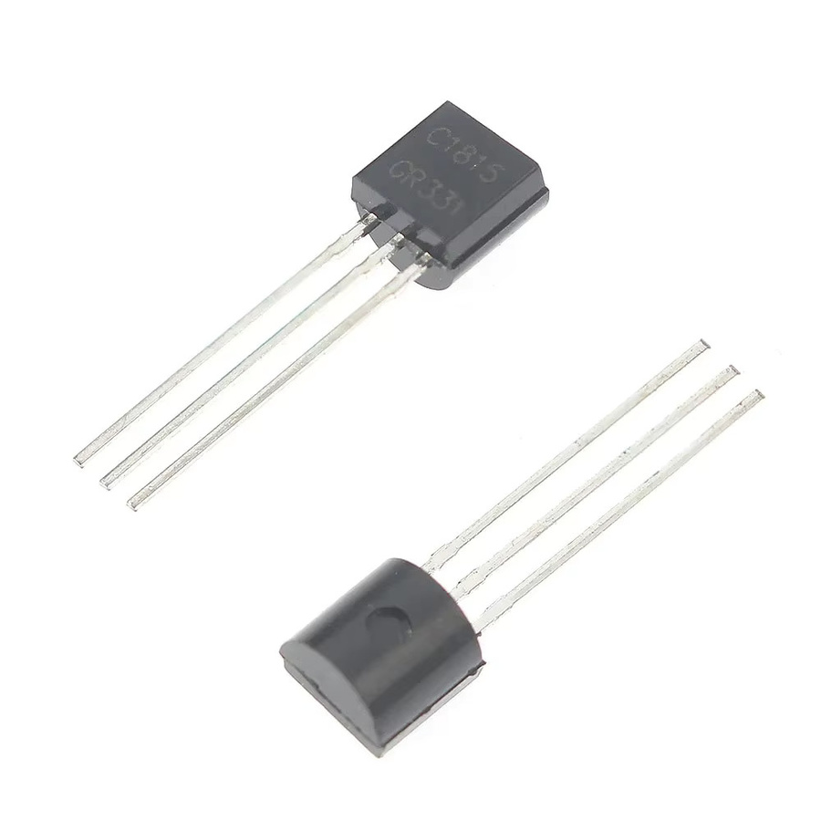 50 Stück Triodentransistoren PNP Elektronische Komponenten in Schwarz - Bild 1