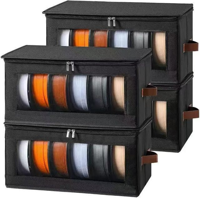 KOQZM Filament-Aufbewahrungsbox aus Stoff in Schwarz für 3D-Drucker-Zubehör - Bild 1