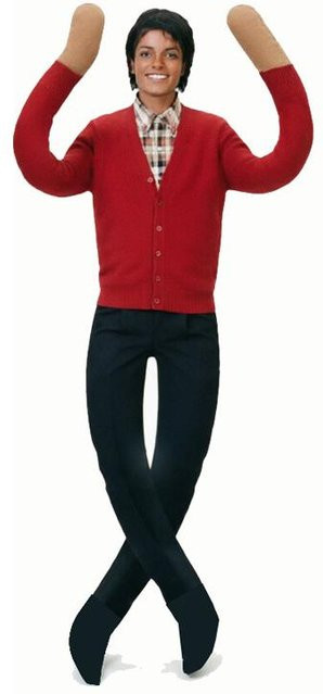 Yiran Health & Beauty Michael Jackson Cosplay Requisitenpuppe, Plüschfigur, 28cm, ab 14 Jahren - Bild 1