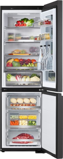 LG Kühl- und Gefrierkombination Essence Black Steel in Schwarz - Bild 1
