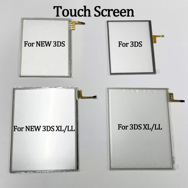 Nintendo Touchscreen Digitizer Ersatzteil für 3DS, 3DS XL LL, New 3DS und New 3DS XL LL in Transparent - Bild 1