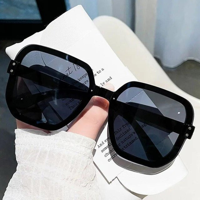 Dote Sonnenbrille, square, Damen, Vollrand, Kunststoff, schwarz - Bild 1