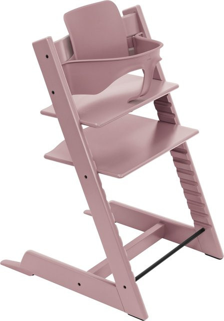 Stokke Tripp Trapp Bundle Treppenhochstuhl in Purple inklusive Babyset und Tray aus Buchenholz - Bild 1