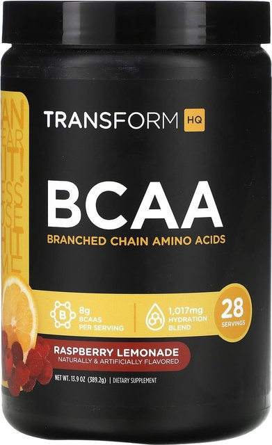 TransformHQ, BCAA, Himbeere Zitrone, Getränkepulver, 389,2 g - Bild 1