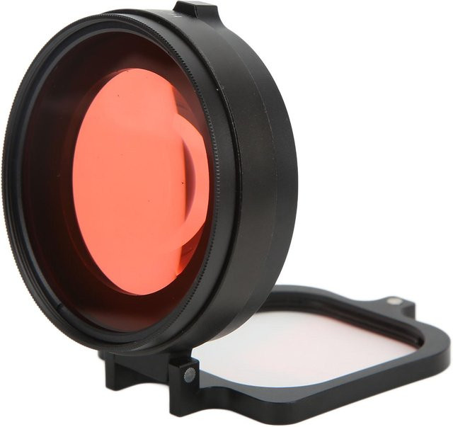 JUNESTAR Rotfilter für Actionkameras mit 16X Makro Nahlinse für Hero 9, Orange - Bild 1