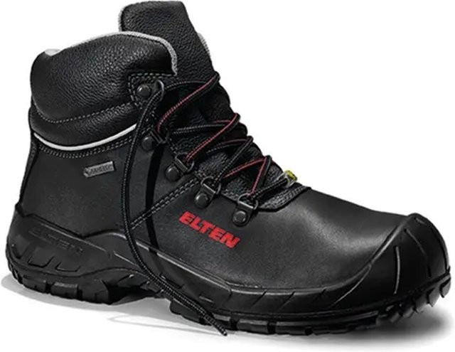 Elten Sicherheitsschnürstiefel Renzo GTX XW Mid ESD S3 CI in Schwarz aus Rindleder, Größe 42 - Bild 1