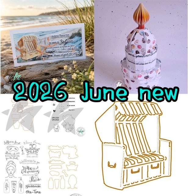Metall-Stanzformen mit Seesternen und Muscheln in Silber für DIY-Scrapbooking und Bastelarbeiten - Bild 1