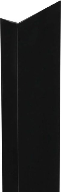 Arcansas Winkelprofil ungleichschenklig aus PVC in Schwarz, B/T/H: 25 mm x 20 mm x 1.000 mm - Bild 1
