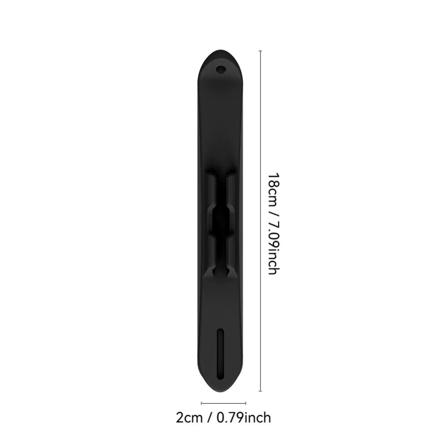 Flexibler Silikon-Stifthalter in Schwarz für Tablets und Stifte der 1. und 2. Generation - Bild 2