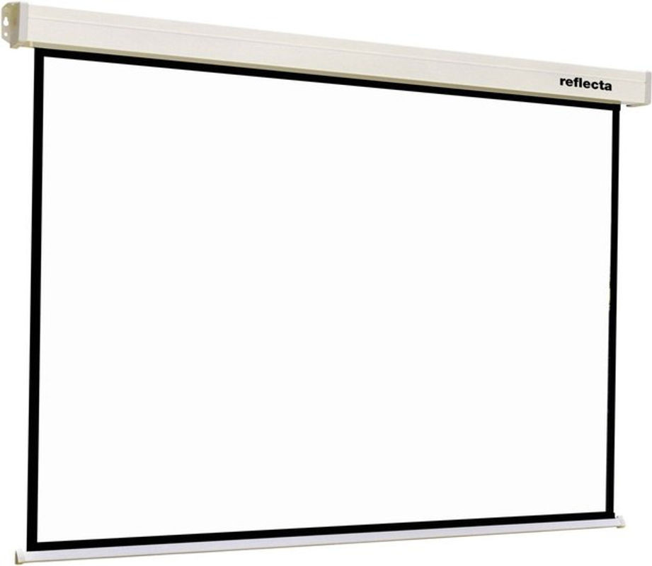 Reflecta Crystal-Line Motor RC lux Leinwand, Weiß, B: 160 cm x H: 160 cm - Bild 1