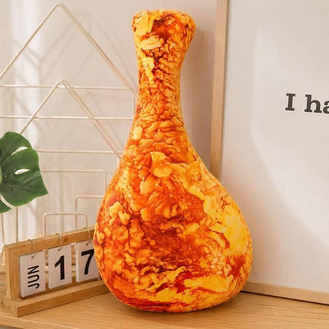 Yiran Health & Beauty Hähnchenschenkel-Kissen, Plüschtier, 70cm - Bild 1