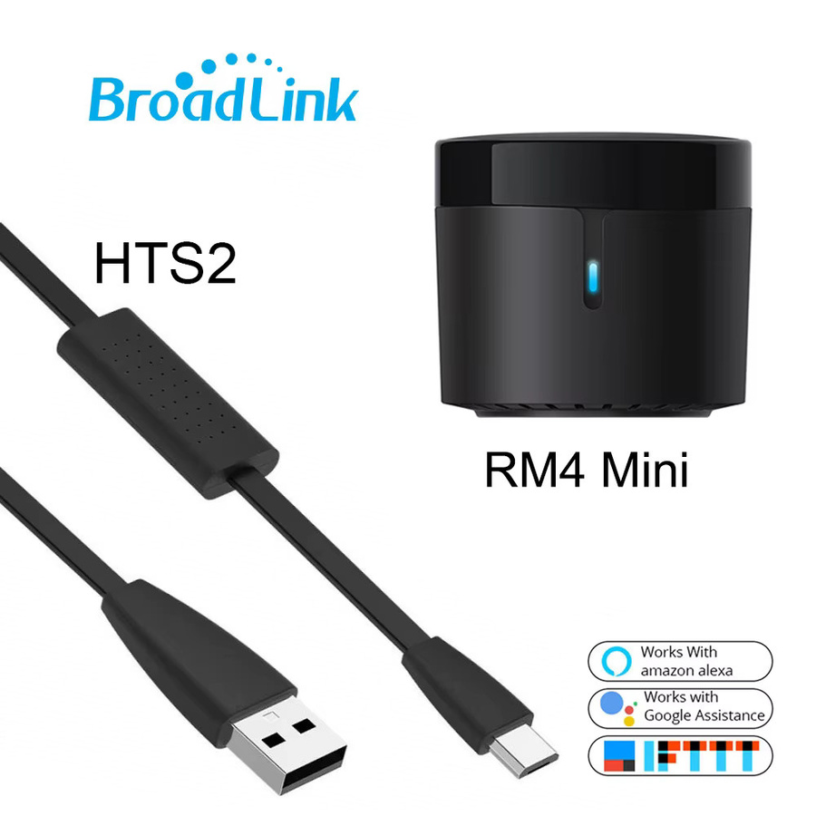 Broadlink RM4 Mini Smart Fernbedienung Infrarot Universal IR für Audio und Video in Schwarz, kompatibel mit Google Home und Alexa - Bild 2