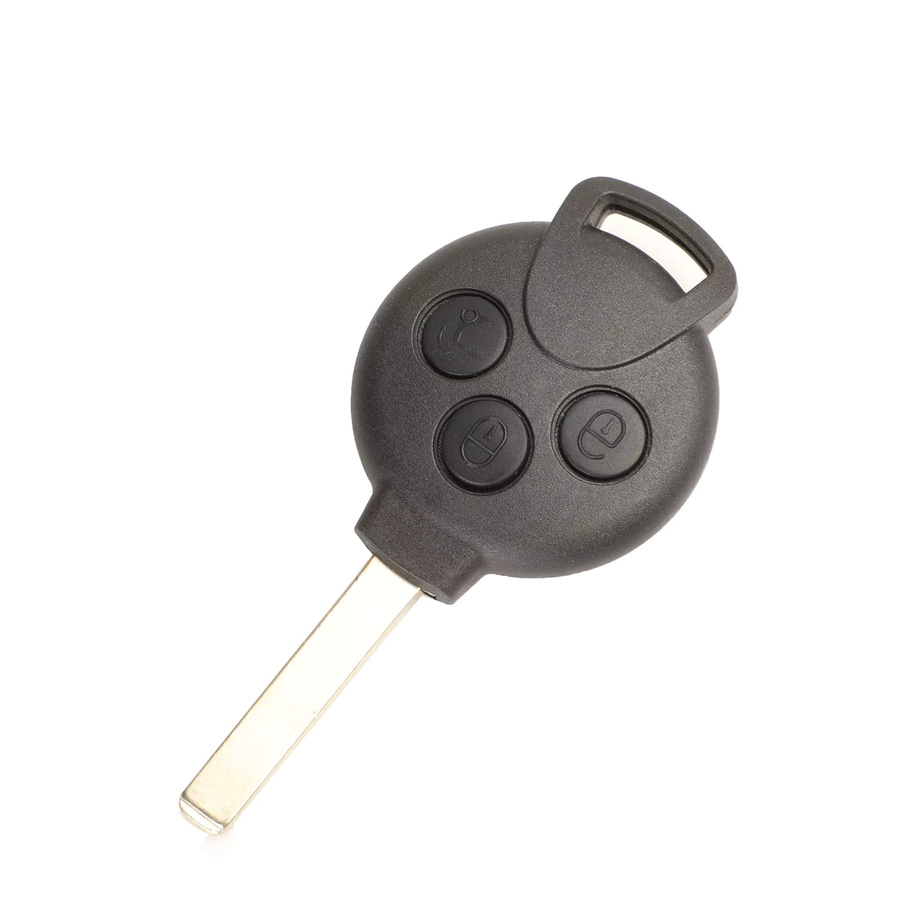 Jingyuqin Autoschlüssel Shell Remote Fob Cover für Mercedes Benz und Smart in Schwarz - Bild 2