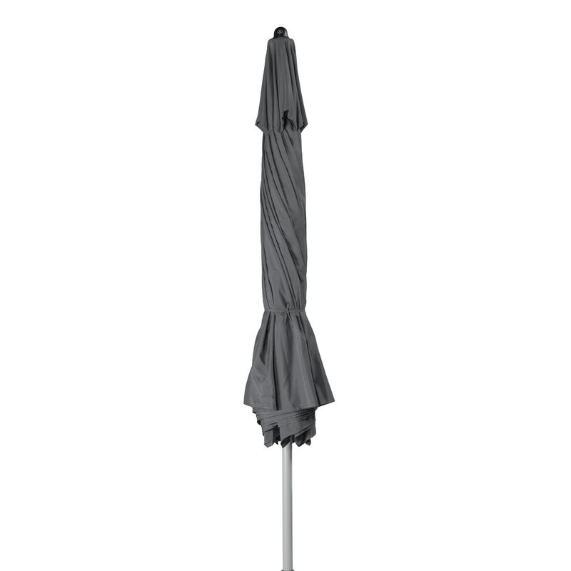 Doppler Marktschirm Active mit Kurbelmechanik in Anthrazit, Durchmesser: 380 cm - Bild 2