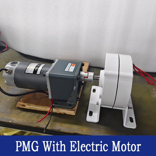 Rewindagic Windturbinengenerator PMG 3KW 5KW AC DC Stromerzeuger Magnetdynamo für 12V 24V 48V sowie Hydro-Alternator Wasserturbine - Bild 1