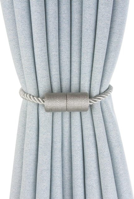 Eleganter magnetischer Vorhanghalter von Love Home Garden als dekorativer Seil-Raffhalter für Fenster und Vorhänge in verschiedenen Farben - Bild 1