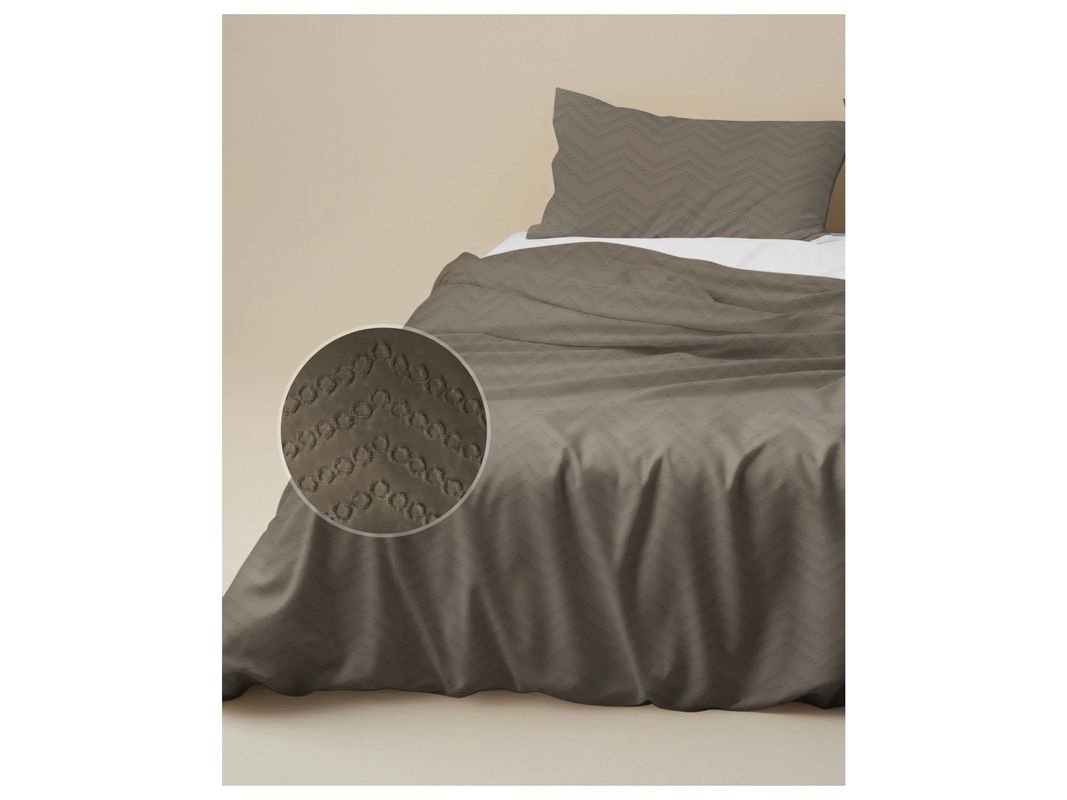 FACE-2-FACE Bettwäsche Boho Style in Taupe, B/H: 135 x 200 cm plus 1x 80 x 80 cm - Bild 2
