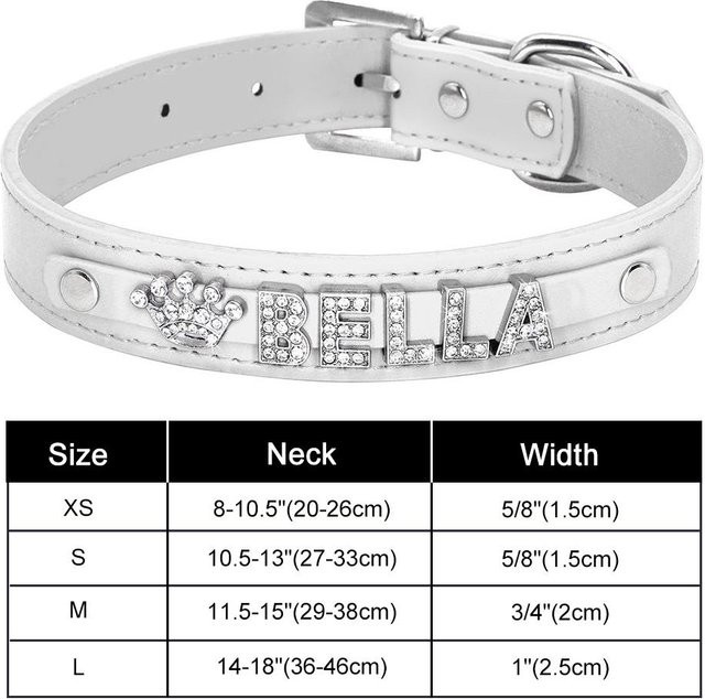 Halsband Leder, Personalisiert, für Welpe und Katze - Bild 1