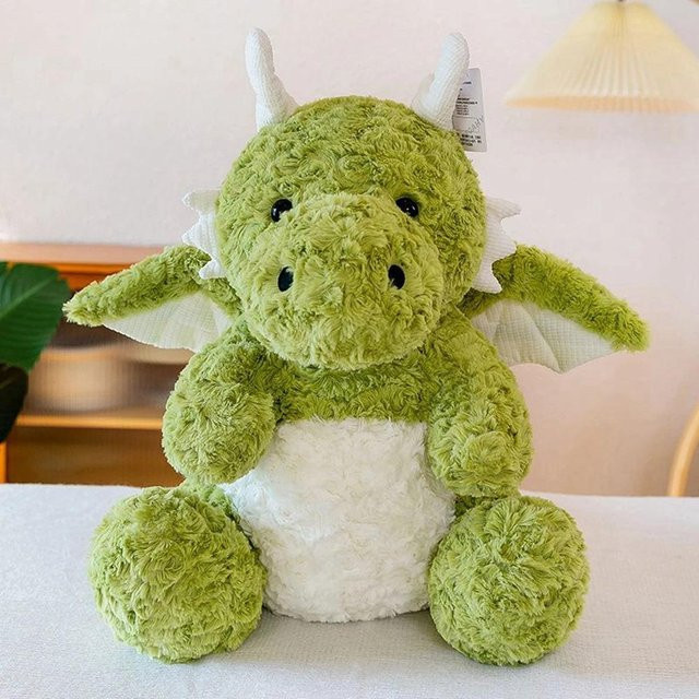 BC Pet Supplies Kleiner Drache Plüschtier, grün, ab 3 Jahren - Bild 1