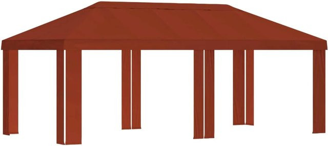 vidaXL Gazebo Abdeckung für Pavillon aus Polyester in Terrakotta, B: 600 cm, T: 300 cm - Bild 1