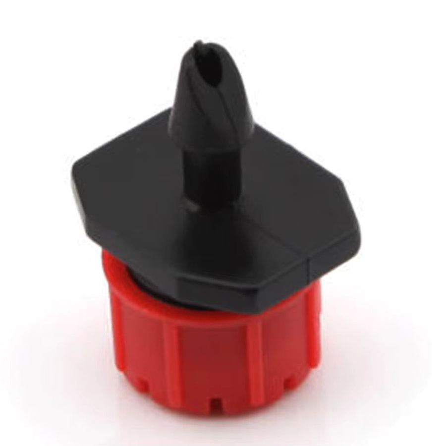 Einstellbare Bewässerung Tropfer Sprinkler mit Flow Control in Rot, 100 Stück - Bild 4