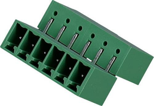 Molex 395126006 Printklemme aus Kunststoff, Polzahl 6, grün - Bild 1