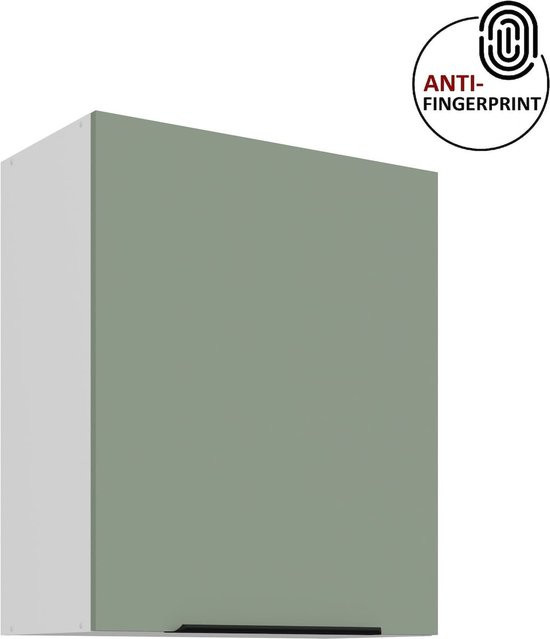 Küchen Hängeschrank ARIA Aquamarin matt mit Einlegeböden Breite: 60 cm, Höhe: 72 cm, Tiefe: 35 cm - Bild 1