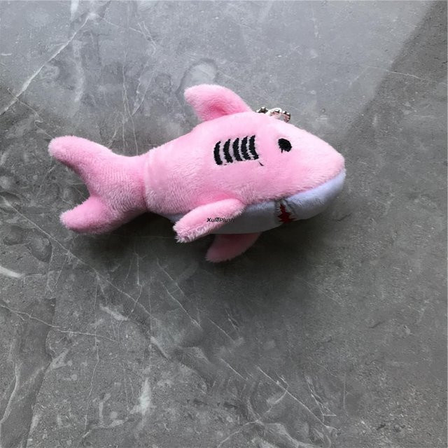 Yiran toy Hai Plüsch Schlüsselanhänger Spielzeugpuppe, Schwarz, 11 cm - Bild 1