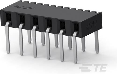 TE Connectivity Einbau-Buchsenleiste Standard 2314936-6 in Schwarz aus Kunststoff - Bild 1
